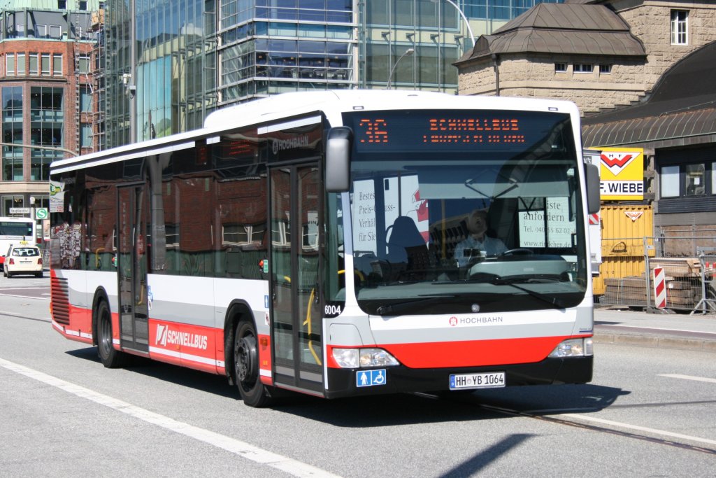 Hochbahn 6004 (HH YB 1064).
Hamburg HBF, 17.6.2010.