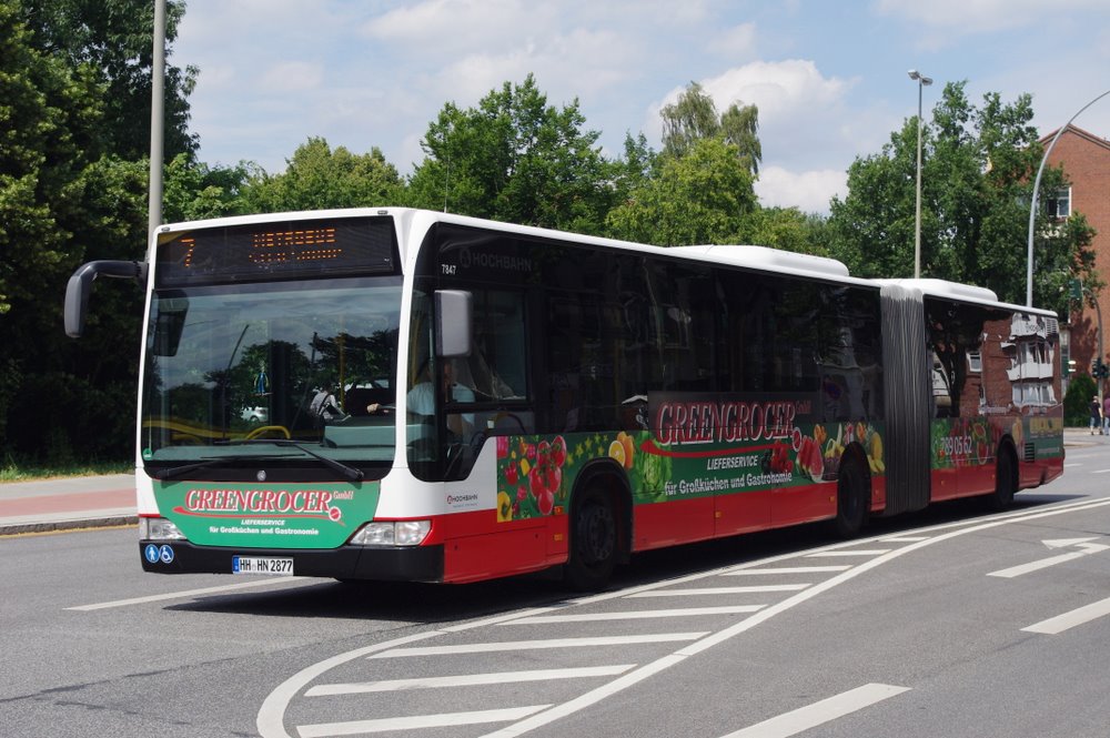 Hochbahn 7847 am 13.Juli 2010 in Barmbek