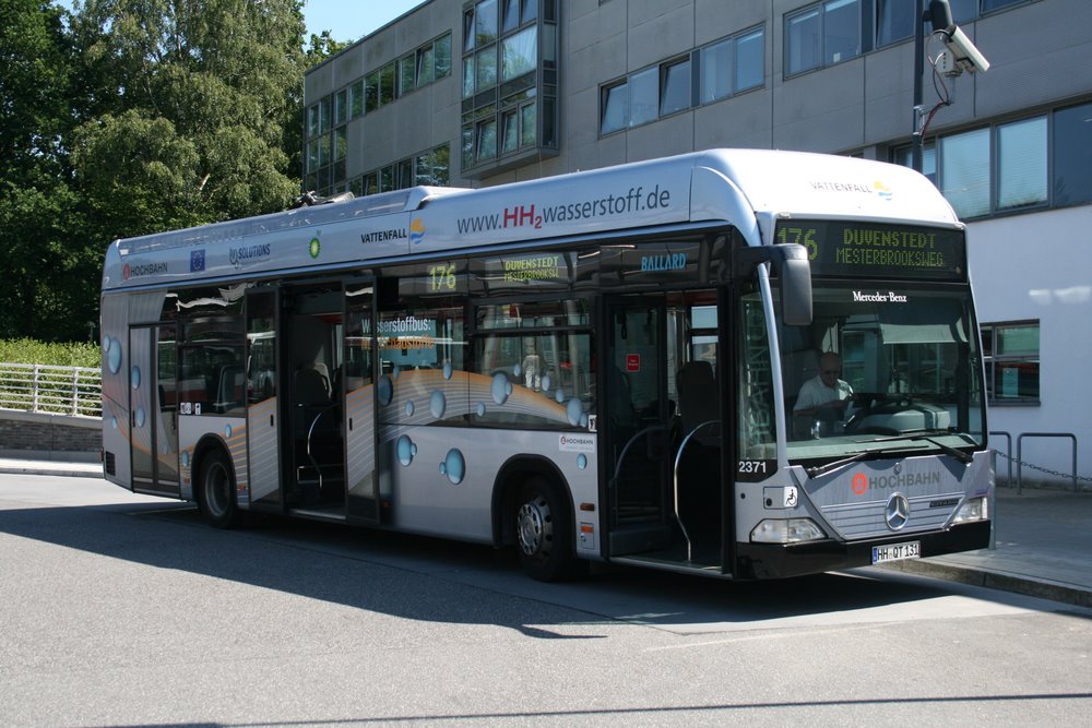 Hochbahn Citaro BZ 2371 am 28.Juni 2010 auf der Busanlage Poppenbttel