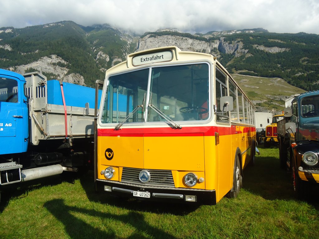 HPTrans, Thusis - GR 40'162 - Saurer/Tscher (ex P 24'636) am 15. September 2012 in Chur, Waffenplatz