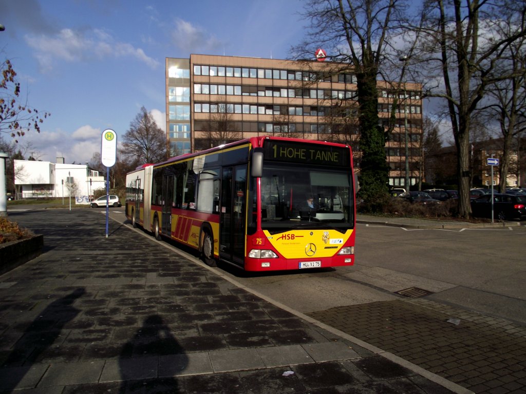 HSB Citaro C1 am 09.02.13 in Hanau Hbf 