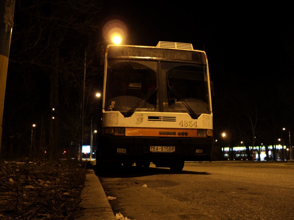 Ikarus 435, Linie 84, bus 4834, 18.01.2012 Bratislava Ovsiste