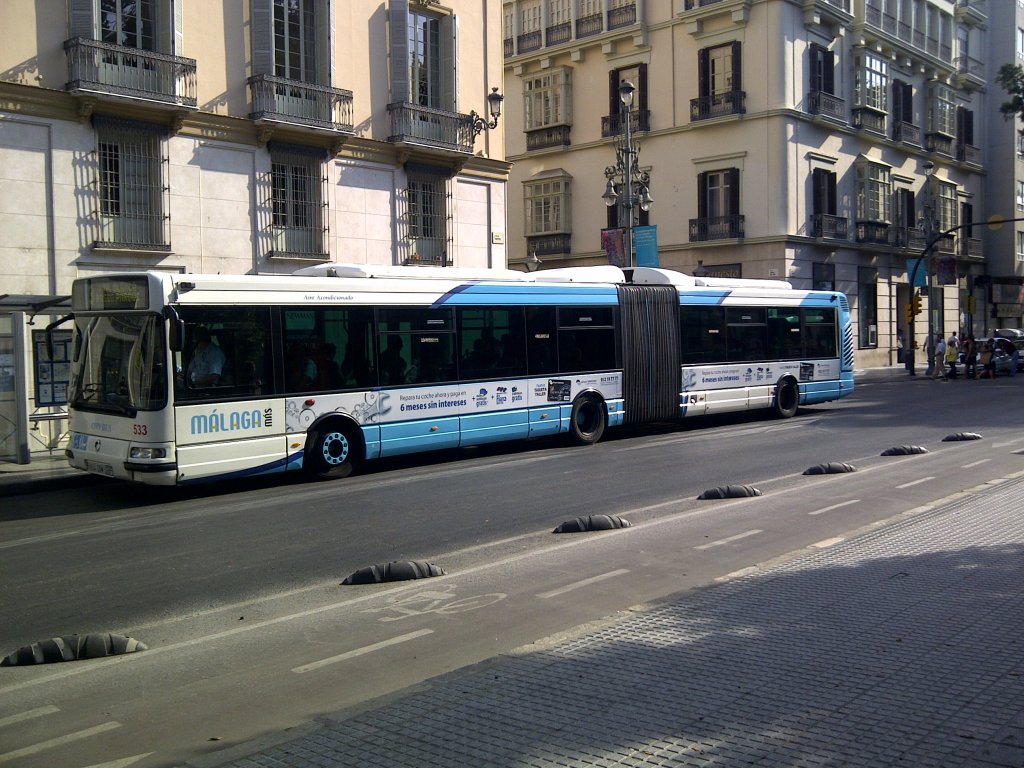 Irisbus Agora L in Malaga.
