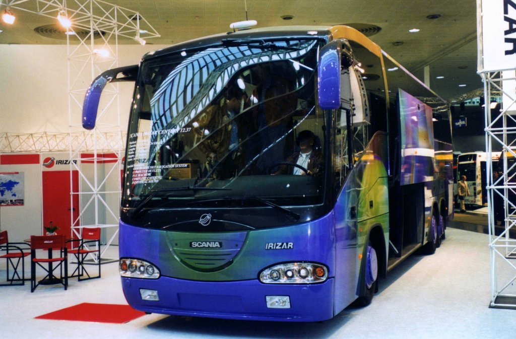 Irizar Scania Century, aufgenommen auf der IAA 1998 in Hannover.