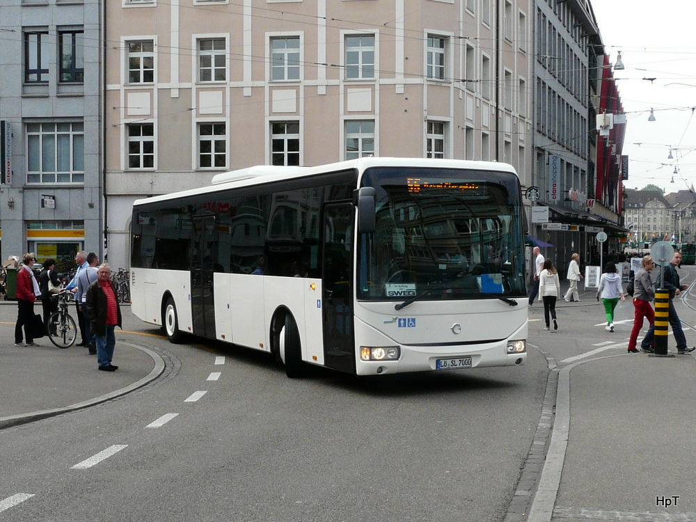 Iveco Irisbus L.SL 7000 unterwegs fr die SWEG in der Stadt Basel am 04.09.2012