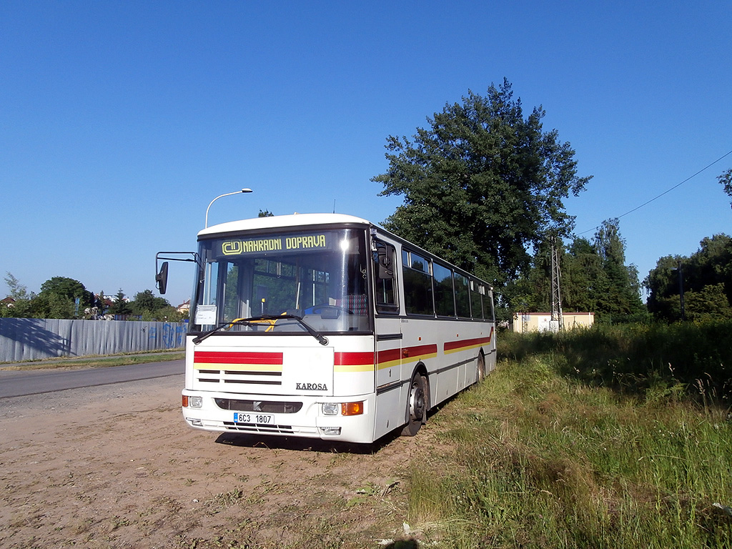 Karosa B931 auf der SEV-linie in Tbor. Dieser Wagen ist ex. Karlsbader Verkehrsbetrieber. (19.6.2013)