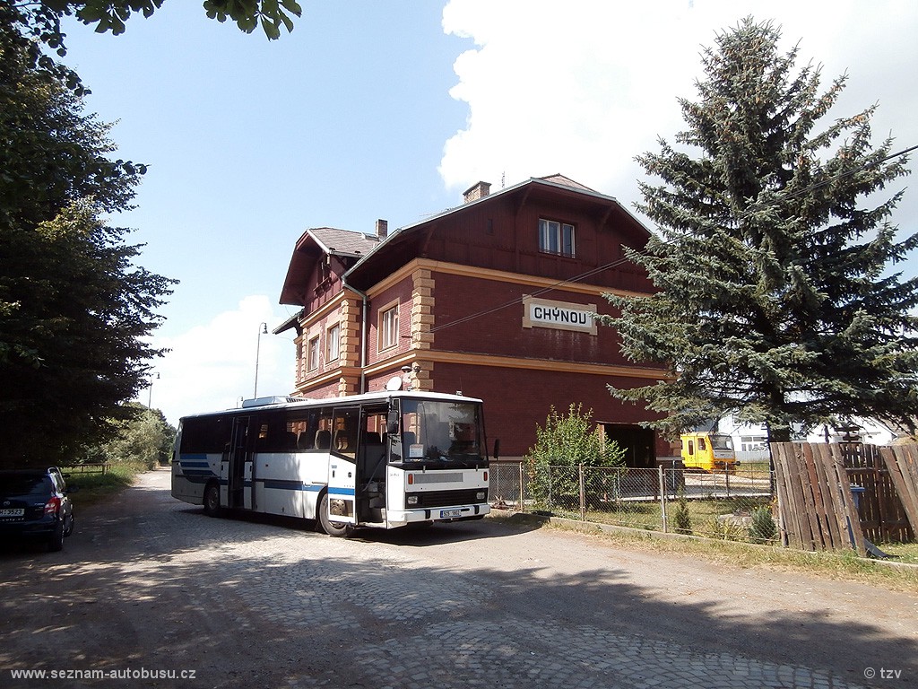 Karosa LC736 auf der SEV-Linie in Chnov. (25.7.2013)