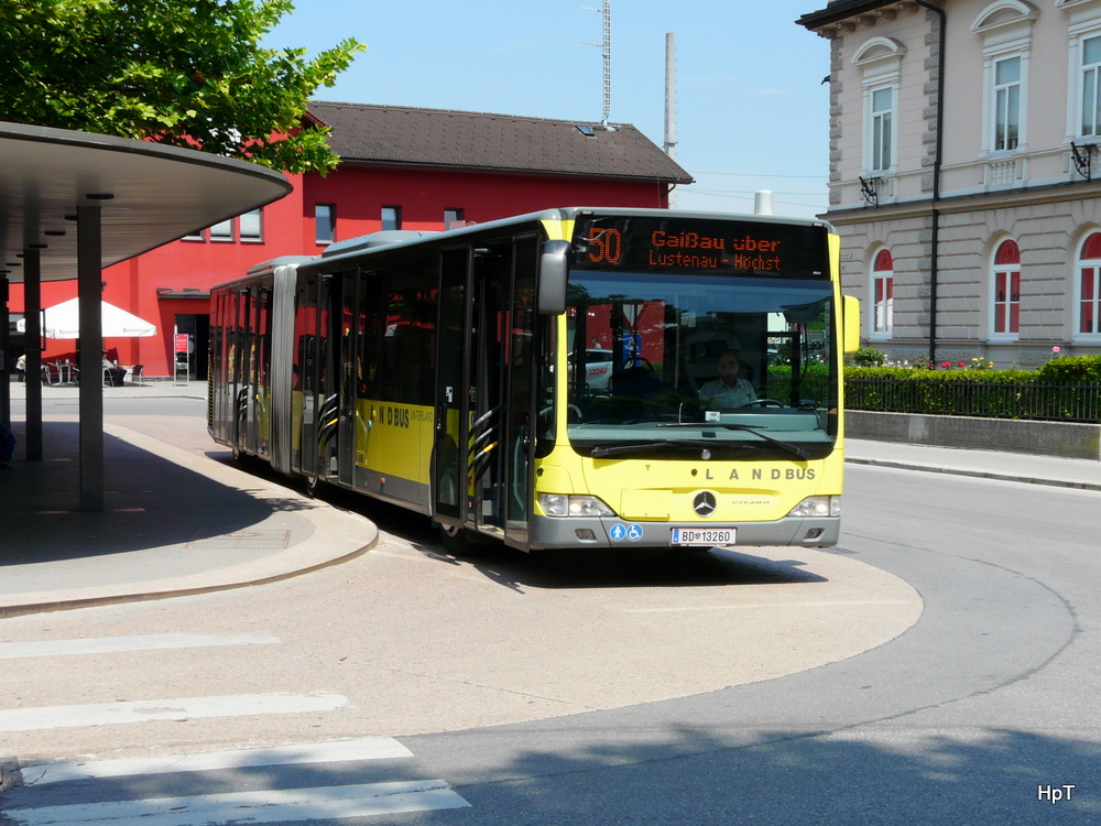 LandBus - Mercedes Citaro BD 13260 unterwegs beim Bahnhof in Dornbin am 24.05.2011