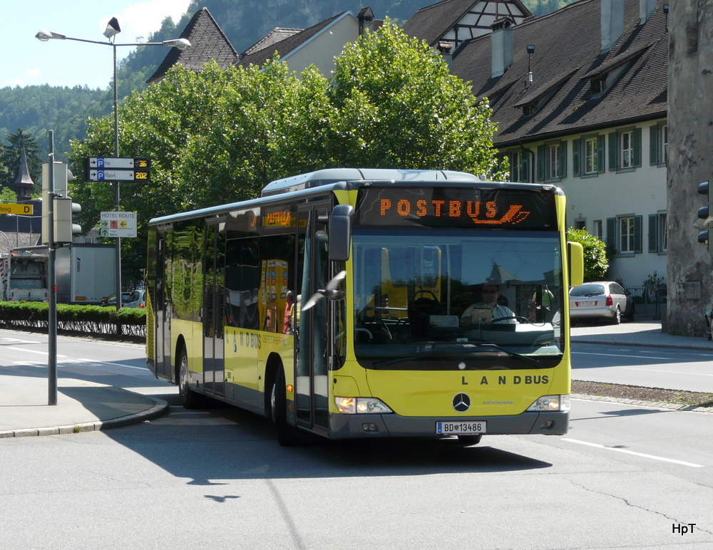 LandBus - Mercedes Citaro BD 13486 unterwegs in Feldkirch am 24.05.2011