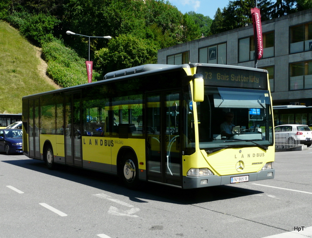 LandBus - Mercedes Citaro FK BUS 18 unterwegs in Feldkirch am 24.05.2011