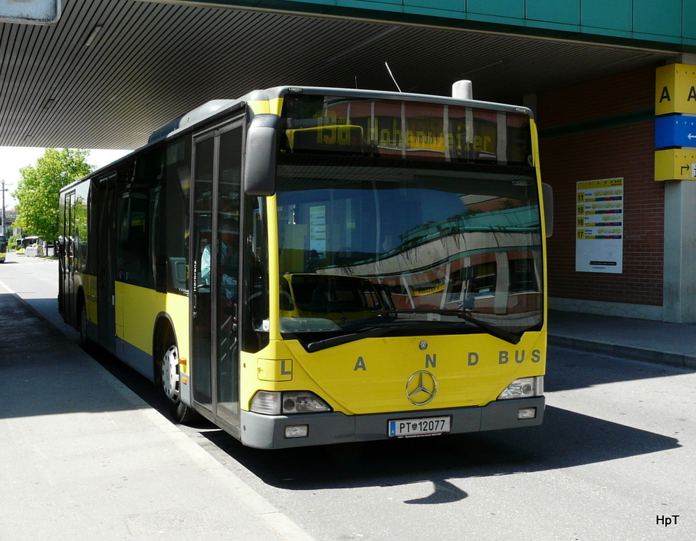 LandBus - Mercedes Citaro PT 12077 unterwegs beim Bahnhof in Bregenz am 24.05.2011