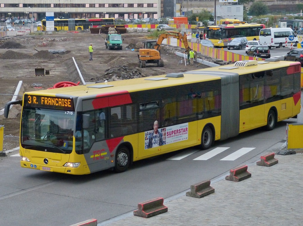 M-B Citaro Gelenkbus gesehen am 22.08.2012 in Lttich.