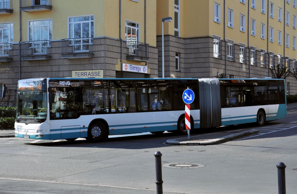 MAN Gelenkbus der RSVG in Bonn, 04.03.2010