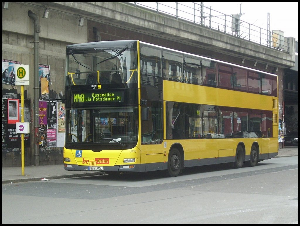 MAN Lion's City Doppeldecker in Berlin am 13.03.2012  
