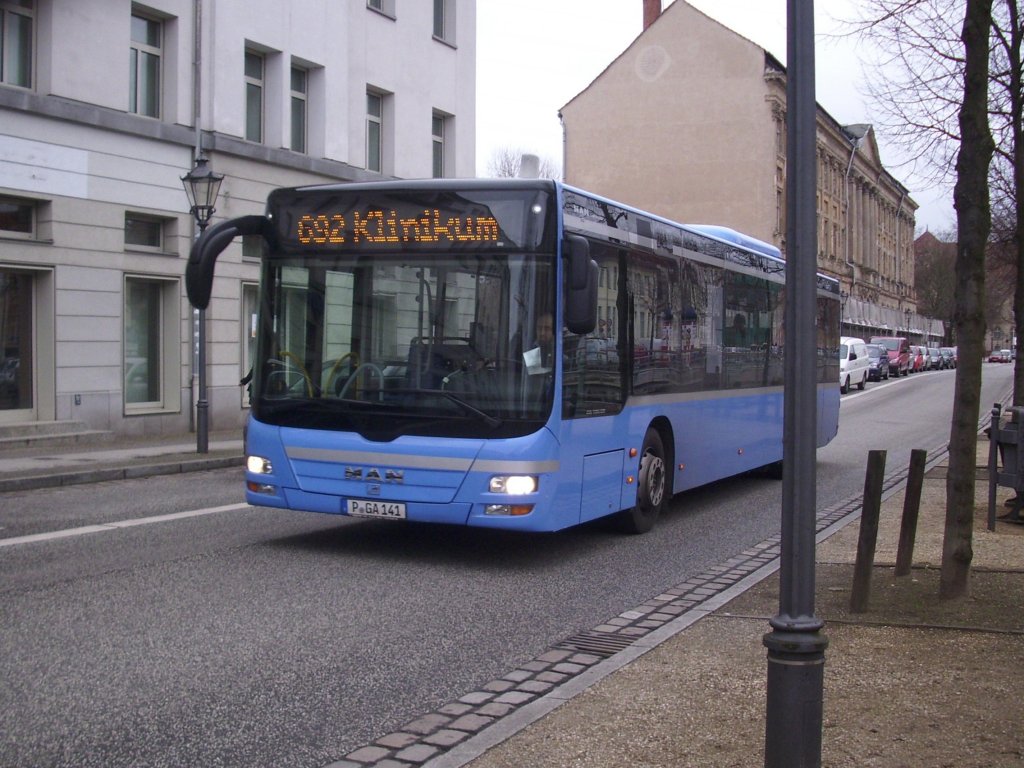 MAN Lion's City in Potsdam am 14.03.2012 
