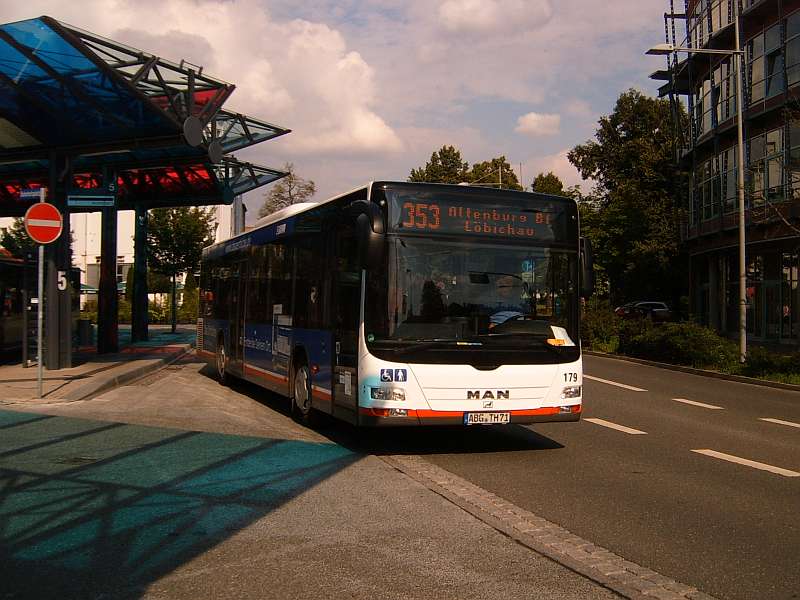 MAN Lion's City  Thsac Altenburg ABG:TH 71, Gera Hbf., 28. 7. 2011