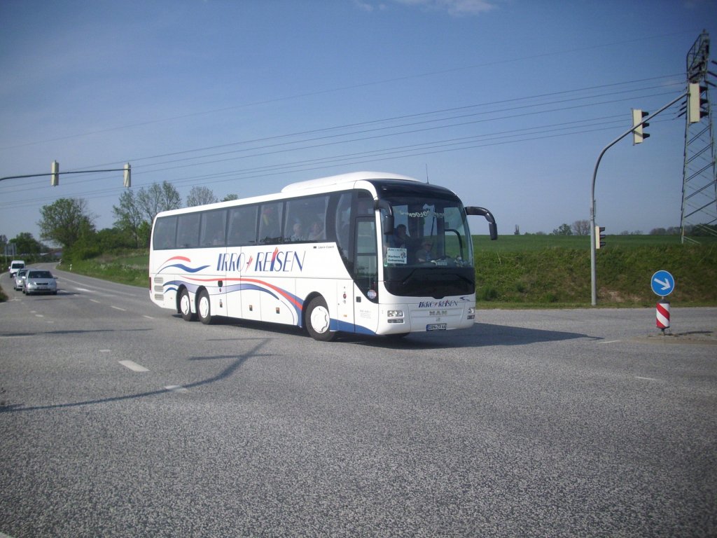 MAN Lion's Coach von Irro-Reisen aus Deutschland in Mukran am 22.05.2012