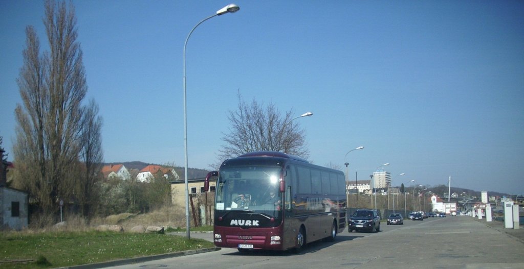 MAN Lion's Coach von Murk im Stadthafen Sassnitz am 19.04.2012