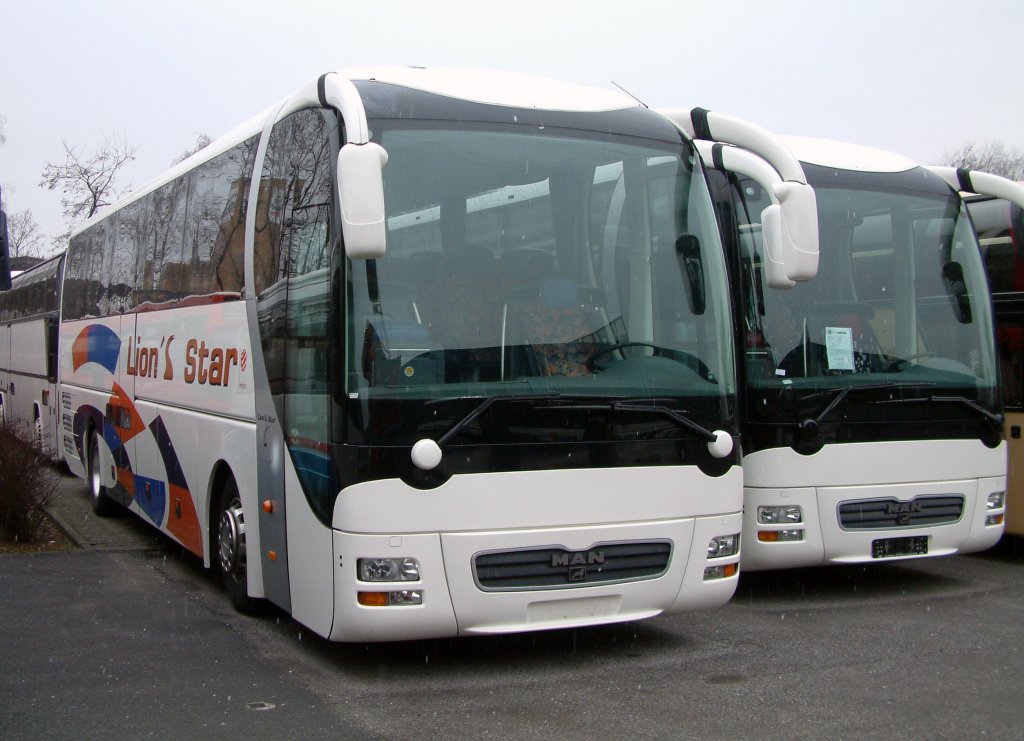 MAN Lions Star aufgenommen am 24.01.2004 auf dem Gelnde der Neoplan NL Rhein Ruhr in Oberhausen.