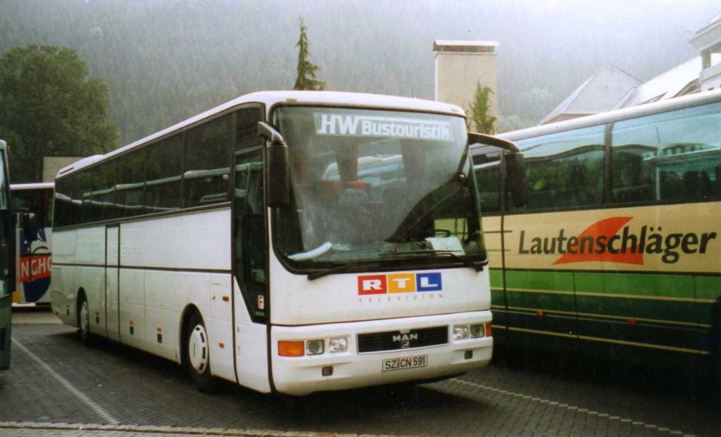 MAN Lions Star FRH422, aufgenommen im September 1998 in der Nhe von Freiburg.