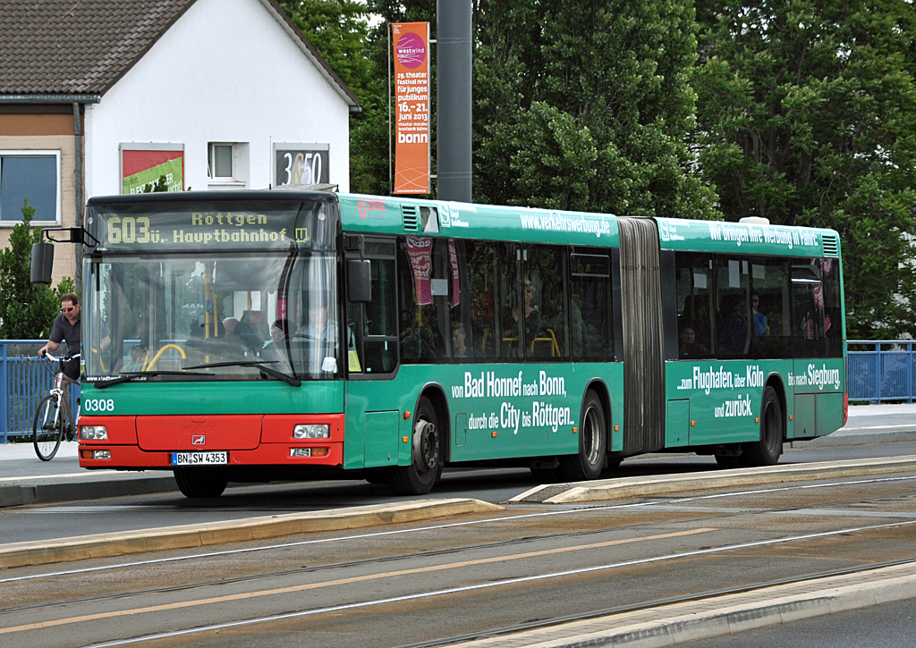 MAN NG 313 der SWB in Bonn-Beuel - 15.06.2013