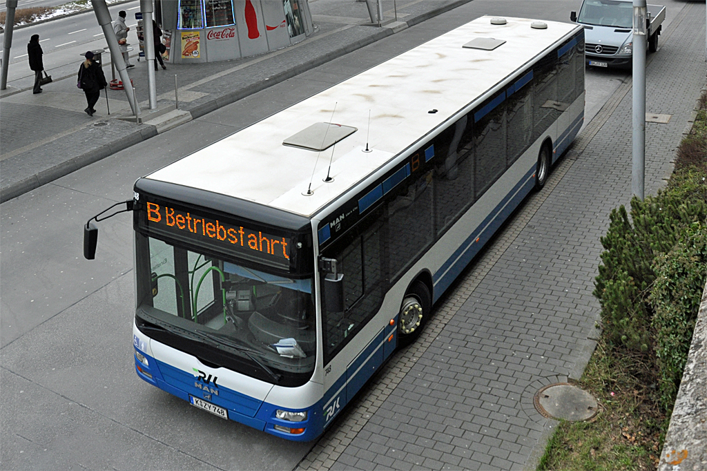MAN NL 273 Lion`s City der RVK in Hürth - 12.02.2013