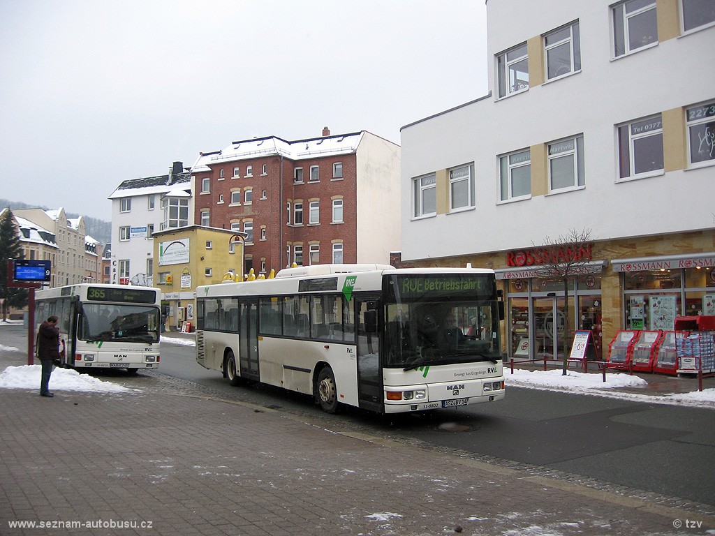 MAN N 313 in Aue. (24.1.2013)