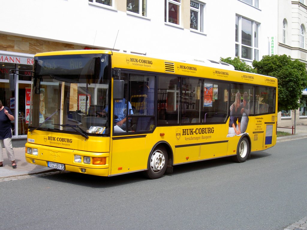 MAN Stadtbus in Aue, Linie 353 (16.07.2011)