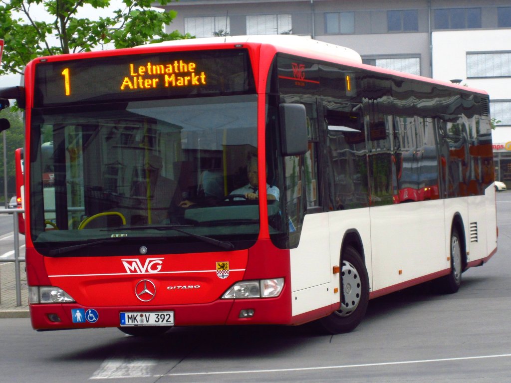 MB Citaro II
Iserlohn Stadtbahnhof
12.06.2010
MK:V 392