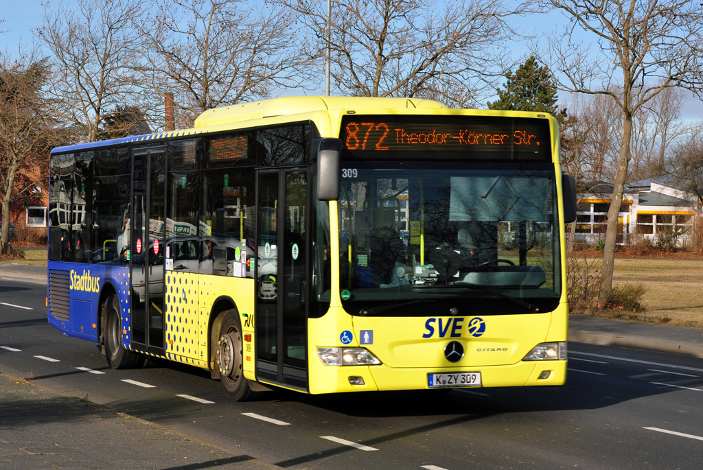 MB Citaro der RVK/SVE in Euskirchen - 11.01.2012