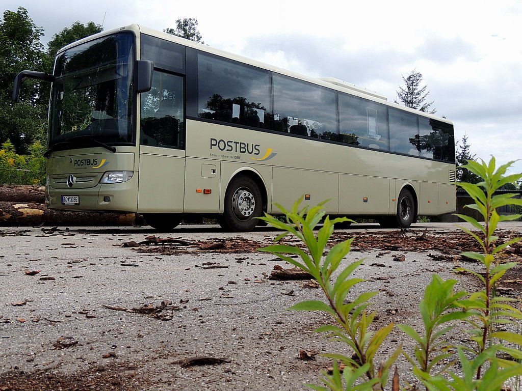 MB-Integro von Postbus, whrend einer kleinen Pause; 120803