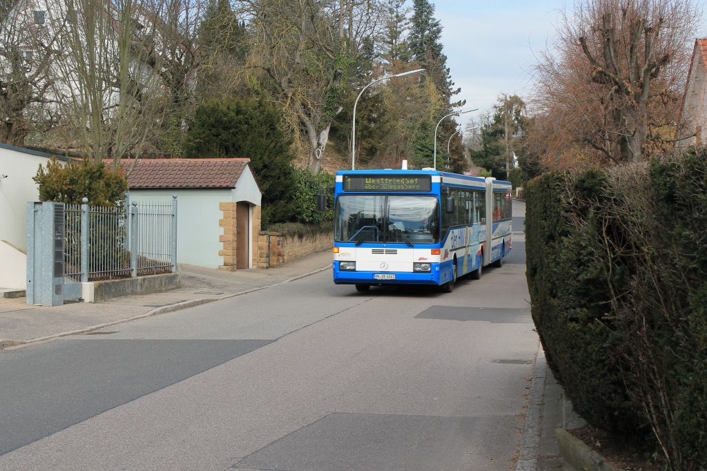 MB O 405 G - Wagen 61 - HN-VB 6061 - Nchster Halt: Heilbronn Pfhlpark