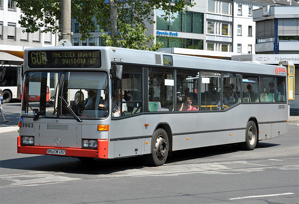 MB O 405 N2, SWB, BN-SW 4157 am Hbf Bonn - 08.07.2013