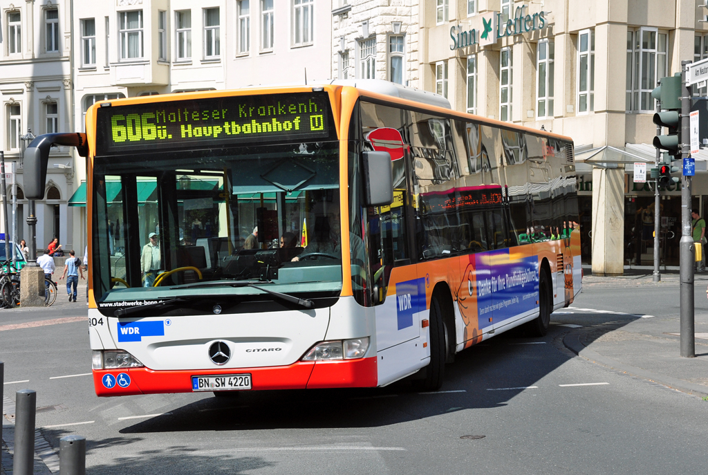 MB O 530 Citaro der SWB, Linie 606 in Bonn - 28.05.2011