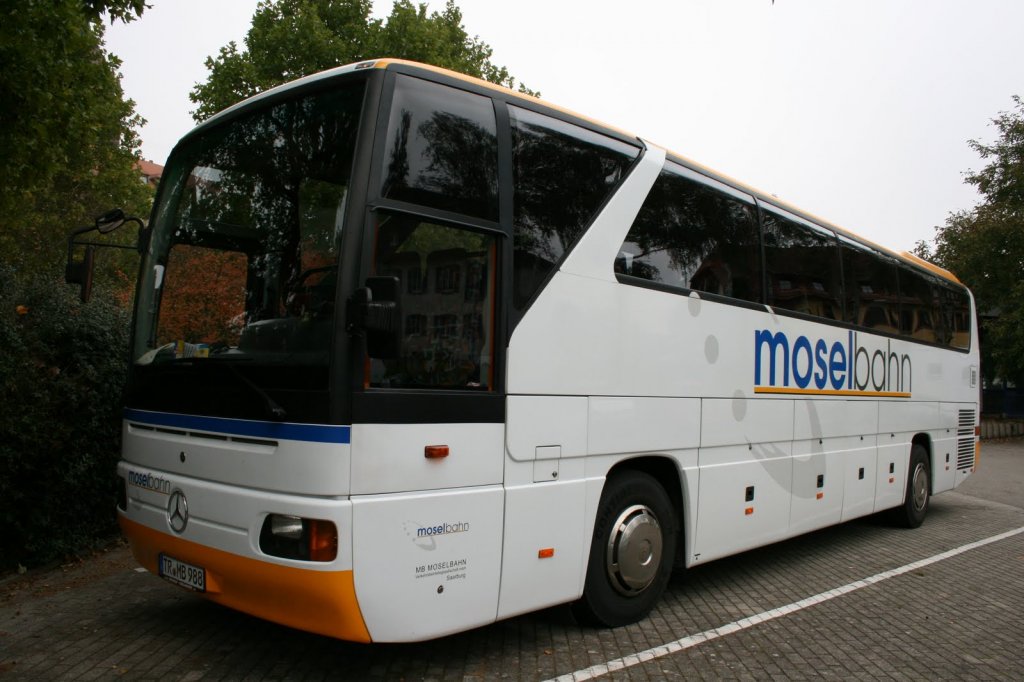 MB Reisebus der Moselbahn, aufgenommen am 07.10.2010 in Breisach am Rhein