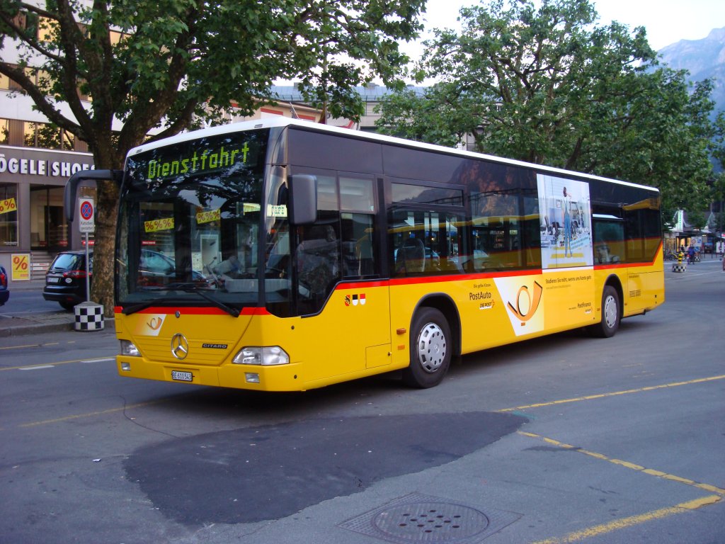 Mercedes-Benz Citaro BE 610543 der Regie Interlaken. Aufgenommen am 24.06.2010