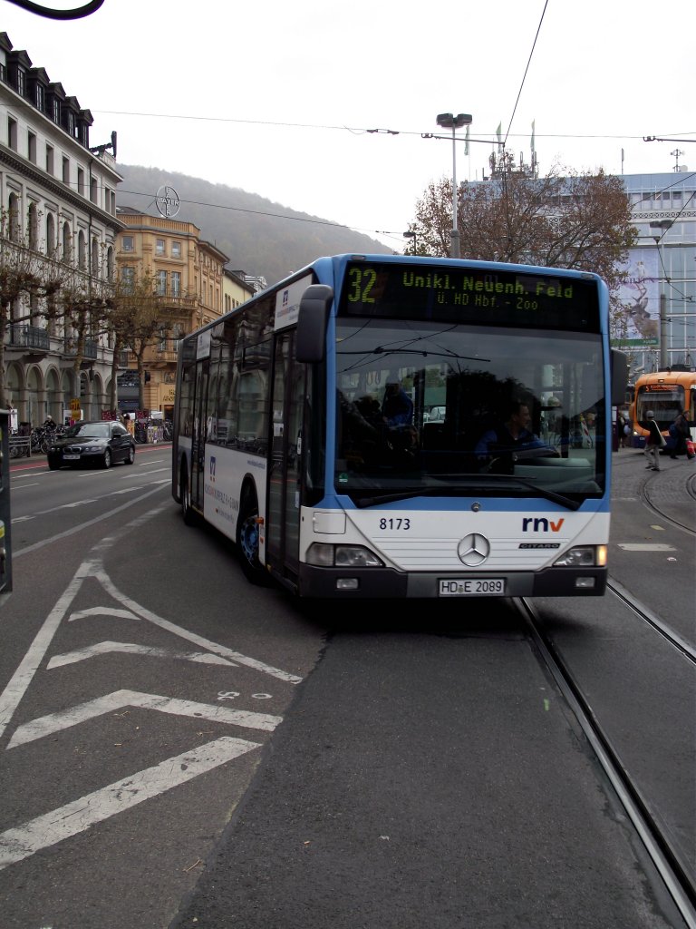 Mercedes Benz Citaro C1 in Heidelberg am 18.11.11 auf der Linie 32 