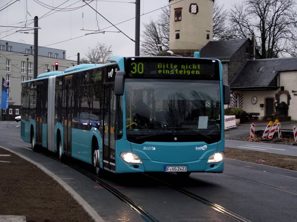 Mercedes Benz Citaro C2 werden seit dem 11.12.11 in Frankfurt am Main von der VGF eingesetzt. Diese Busse wurden dieses Jahr im Evo Bus Werk Mannheim gebaut 