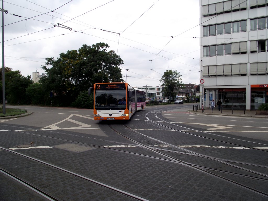 Mercedes Benz Citaro G des RNV in Heidelberg am 22.07.11