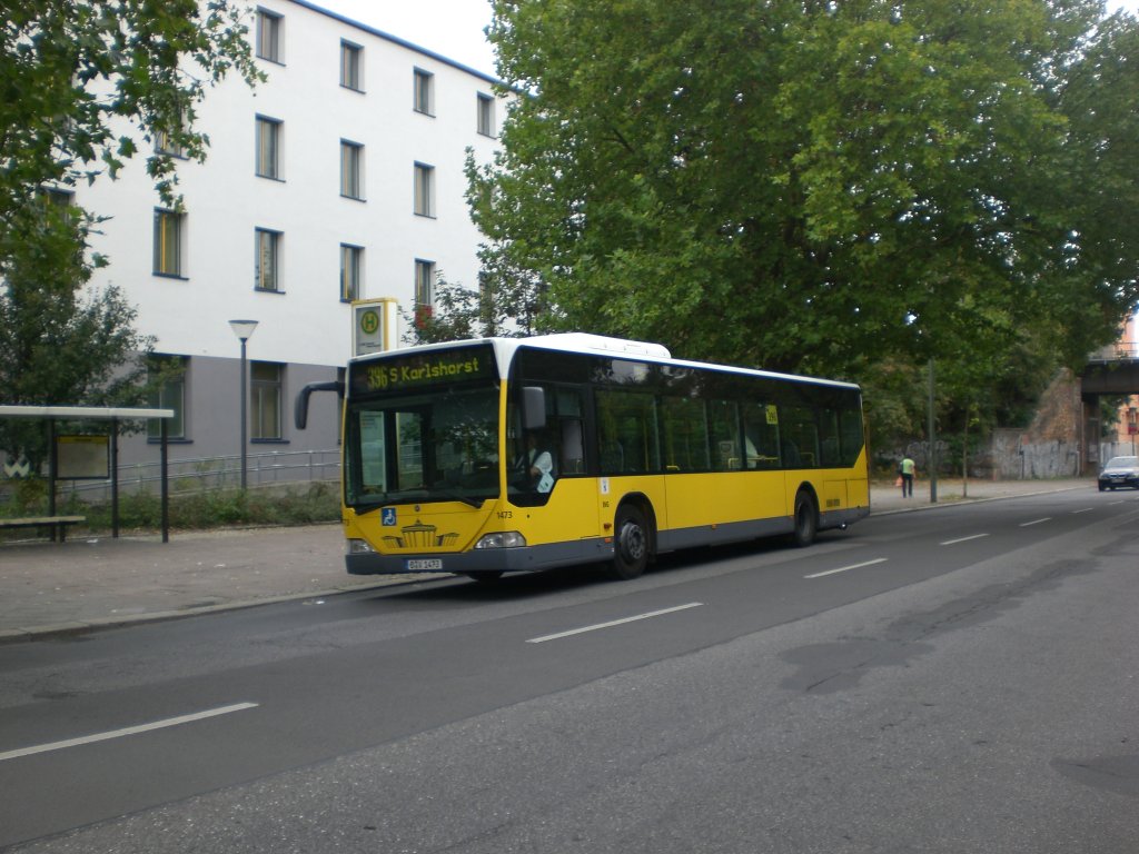 Mercedes-Benz O 530 I (Citaro) auf der Linie 396 nach S-Bahnhof Karlshorst am S-Bahnhof Nldnerplatz/Schlichtallee.