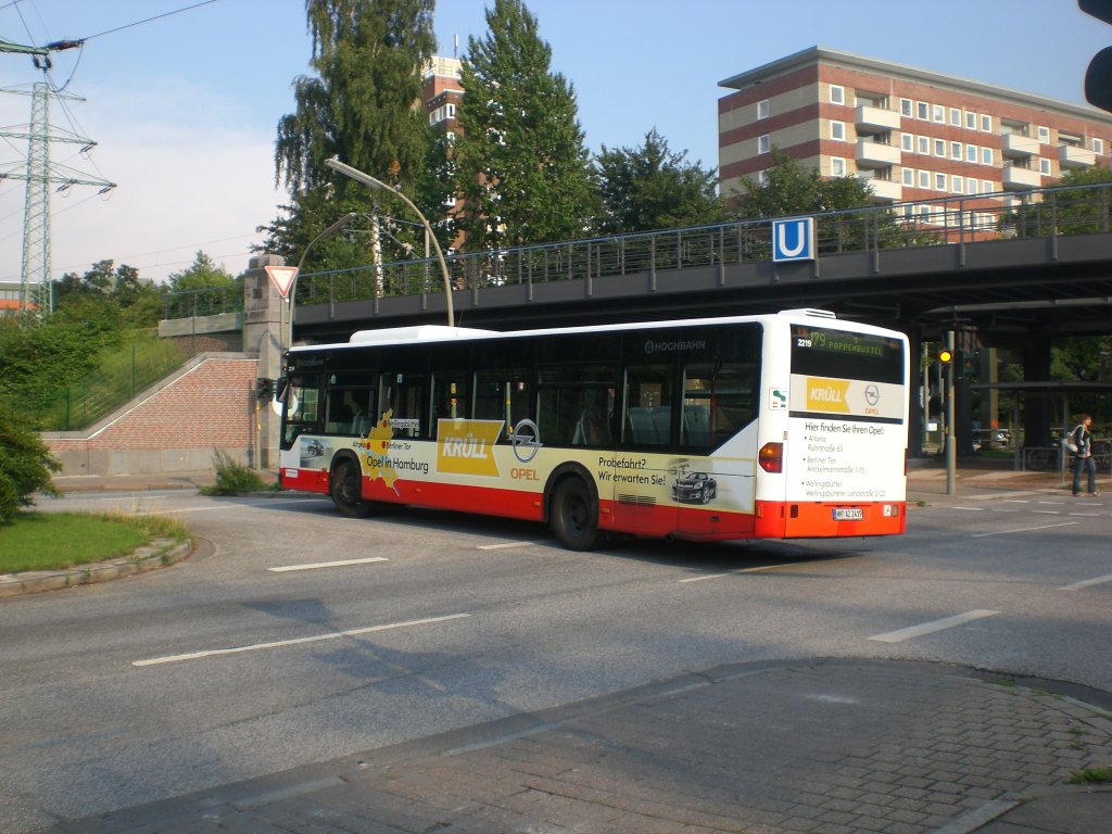 Mercedes-Benz O 530 I (Citaro) auf der Linie 179 nach S-Bahnhof Poppenbttel am U-Bahnhof Alsterdorf.
