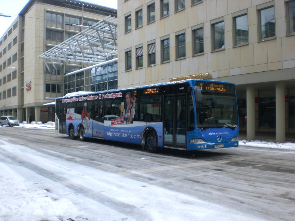 Mercedes-Benz O 530 I (Citaro) auf der Linie 3 nach Rathausmarkt nahe vom U-Bahnhof Rdingsmarkt.