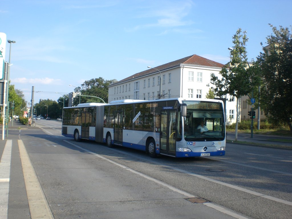 Mercedes-Benz O 530 II (Citaro Facelift) als SEV fr die Straenbahn zwischen Hauptbahnhof und Platz der Einheit.