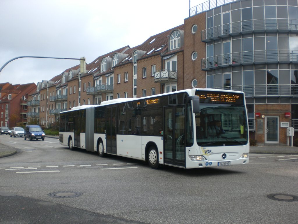 Mercedes-Benz O 530 II (Citaro Facelift) auf der Linie 1506 nach Schleswig Haydnweg nahe vom ZOB Schleswig.