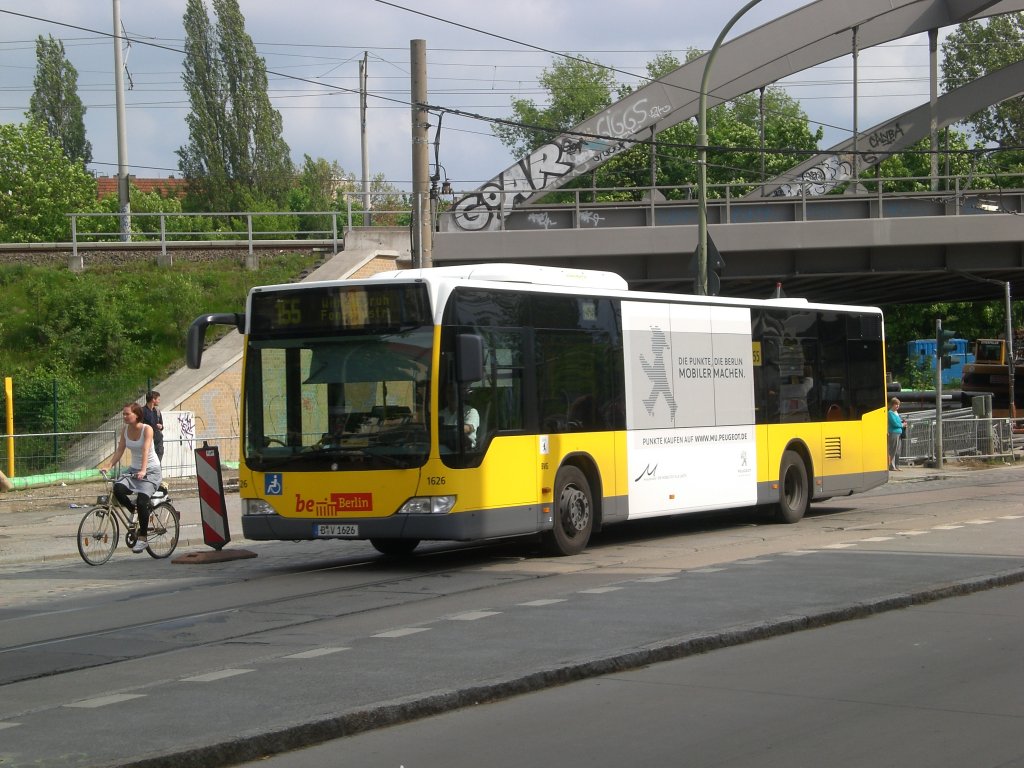 Mercedes-Benz O 530 II (Citaro Facelift) auf der Linie 155 nach Wilhemsruh Fontanestrae am S+U Bahnhof Pankow.