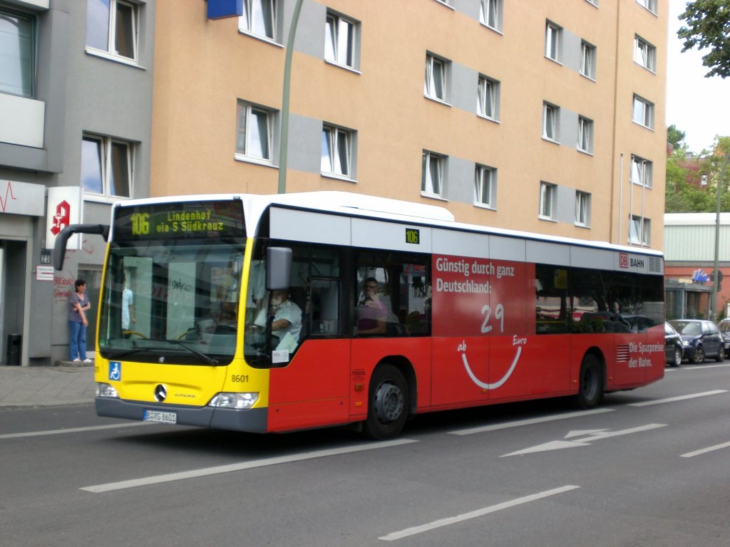 Mercedes-Benz O 530 II (Citaro Facelift) auf der Linie 106 nach Schneberg Lindenhof am U-Bahnhof Blowstrae.