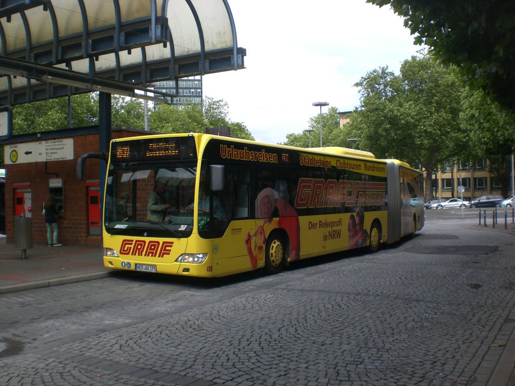 Mercedes-Benz O 530 II (Citaro Facelift) auf der Linie SB37 nach Ennepetal Busbahnhof am Hauptbahnhof Bochum.(11.7.2012)