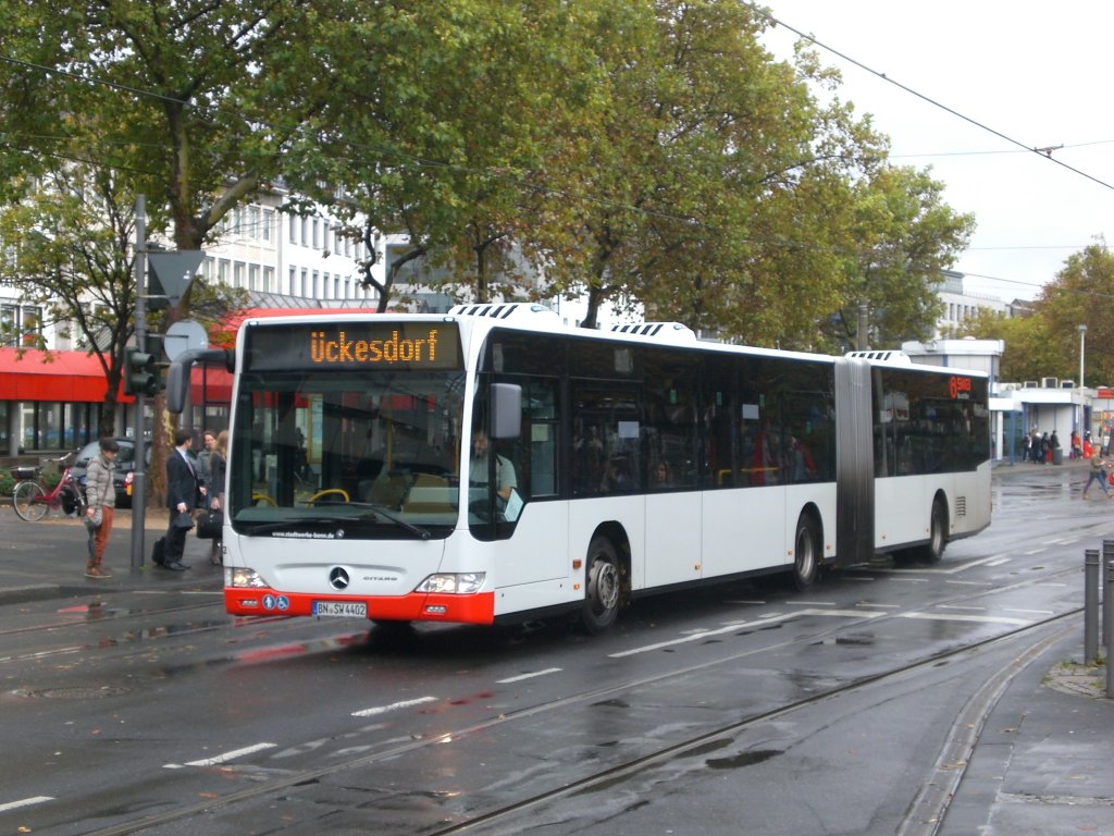 Mercedes-Benz O 530 II (Citaro Facelift) auf der Linie 604 nach Bonn ckesdorf am Hauptbahnhof Bonn.(4.10.2012) 