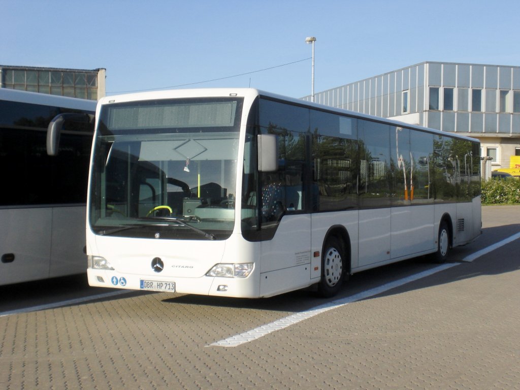 Mercedes-Benz O 530 II (Citaro Facelift) abgestellt am ZOB Rostock.(3.6.2013) 