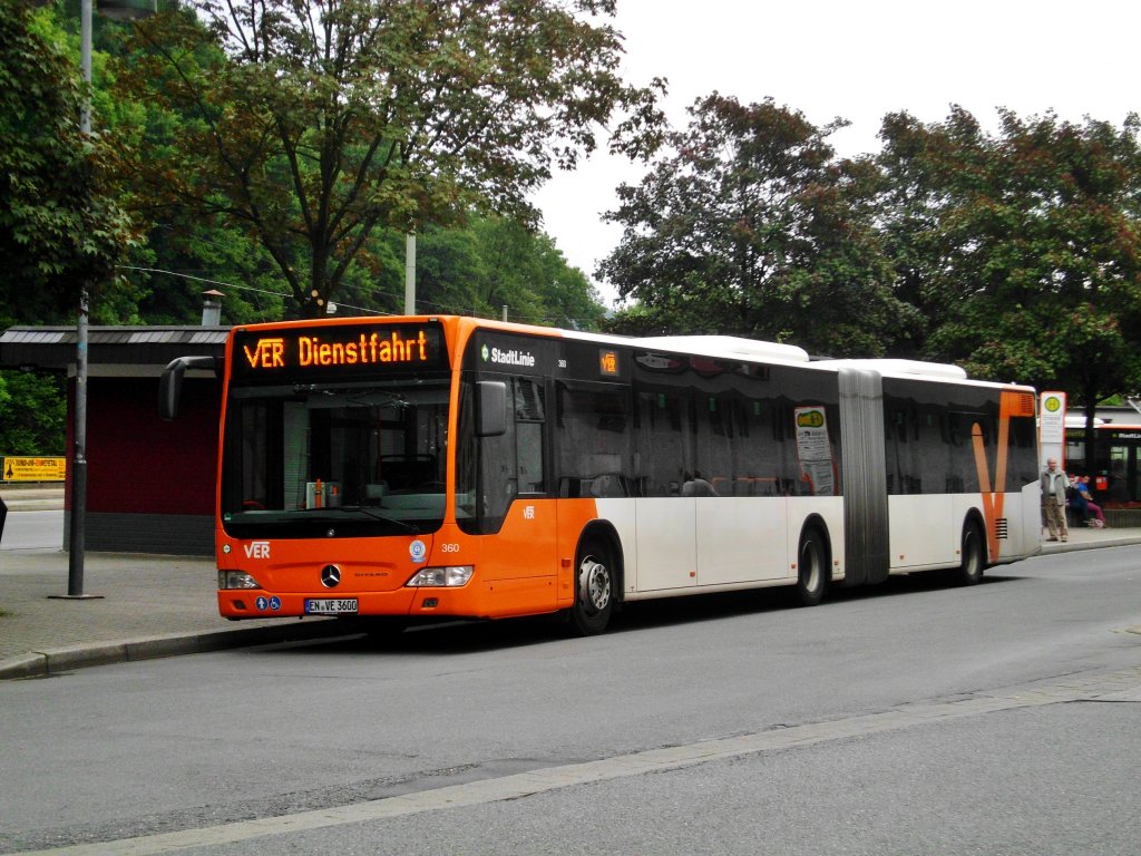 Mercedes-Benz O 530 II (Citaro Facelift) auf der Linie 511 nach Hagen Stadtmitte am Busbahnhof Ennepetal.(10.8.2013) 